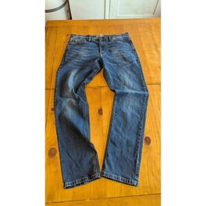 Hudson & Barrow NYC Mens Slim Stretch Jeans Medium Wash Blue Size 34 Denim